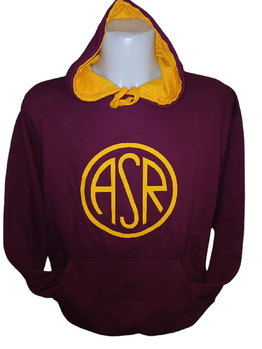 Sweat Capuche Kappa AS Roma - Rouge - Neuf Avec étiquettes - Taille XS